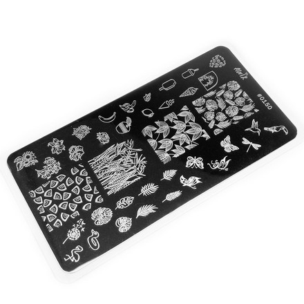 

Пластина для стемпинга AWIX Professional №0150, Серебристый