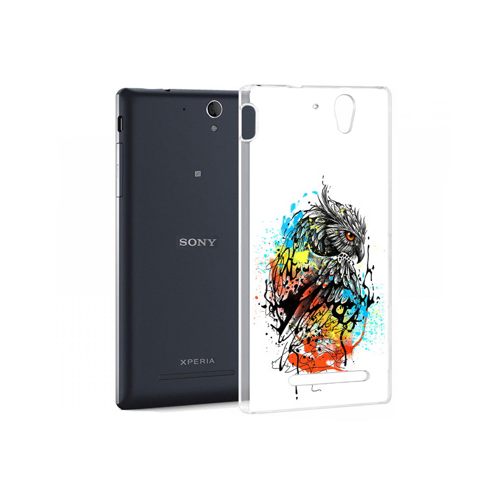 

Чехол MyPads Tocco для Sony Xperia C3 Творческая сова (PT18760.251.170), Прозрачный, Tocco