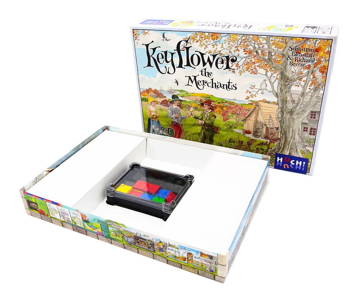 

органайзер для игры keyflower: дополнение "торговцы", Черный