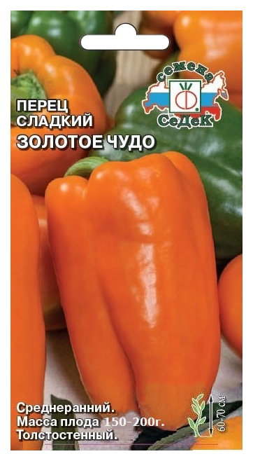

Семена перец сладкий СеДеК Золотое чудо 15501 1 уп.