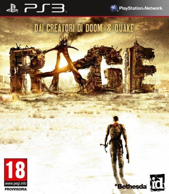 Игра Rage (PlayStation 3, полностью на иностранном языке)
