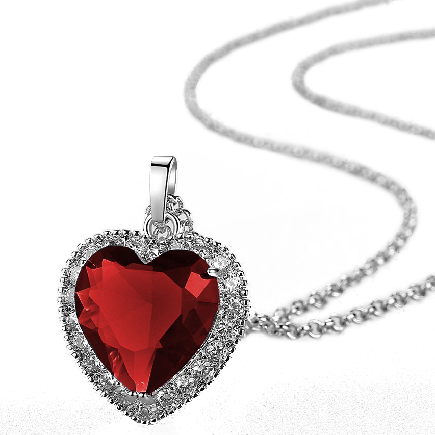 

Колье из бижутерного сплава 45 см WowMan Jewelry WM1045 Red Ocean, хрусталь, WM1045 Red Ocean