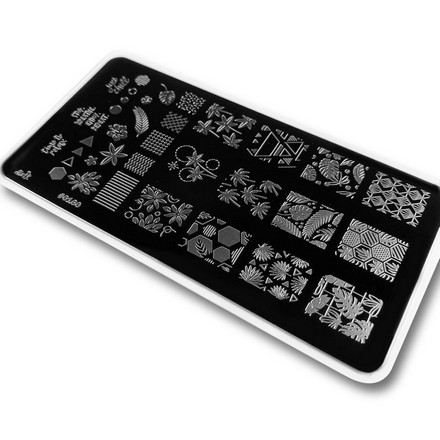 

Пластина для стемпинга AWIX Professional №0160, Серебристый