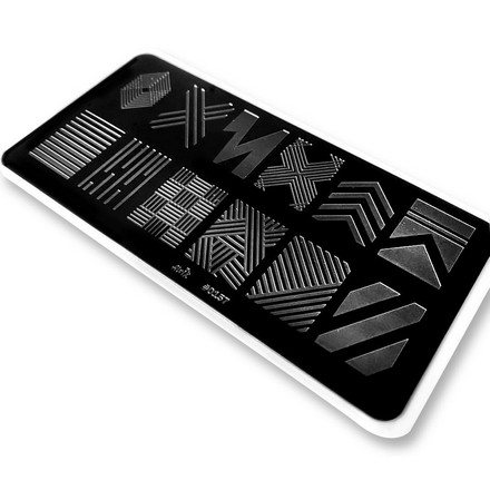 

Пластина для стемпинга AWIX Professional №0157, Серебристый