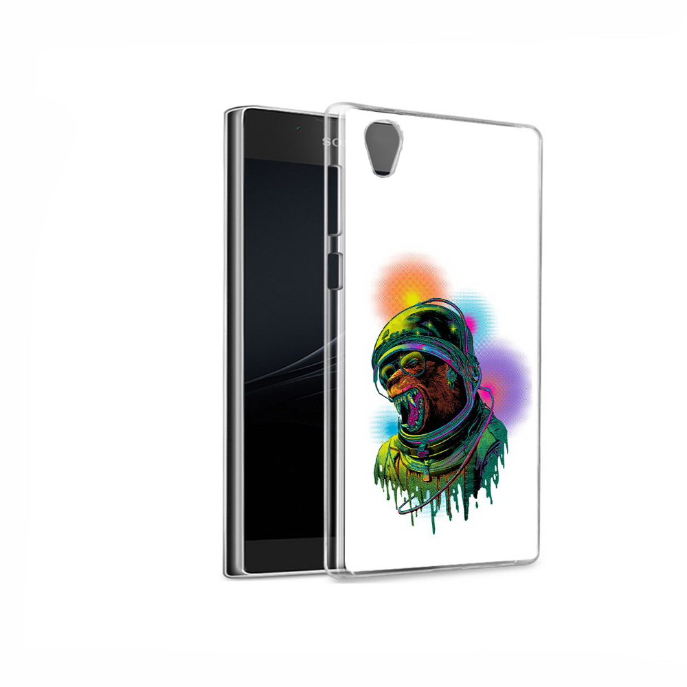 

Чехол MyPads Tocco для Sony Xperia L1 медведь космонавт (PT66853.250.466), Прозрачный, Tocco