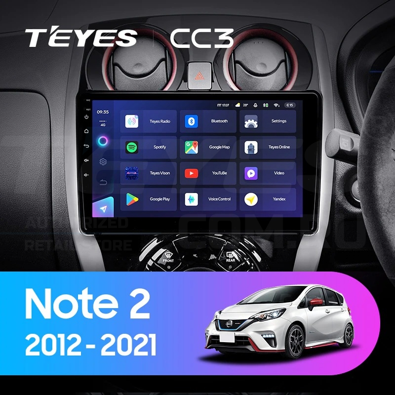 

Штатная магнитола Teyes CC3 4/32 Nissan Note 2 E12 (2012-2021), CC3