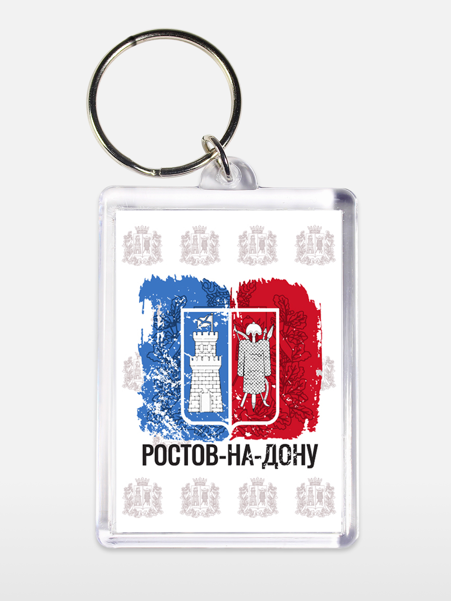 Брелок унисекс Страны, города белый