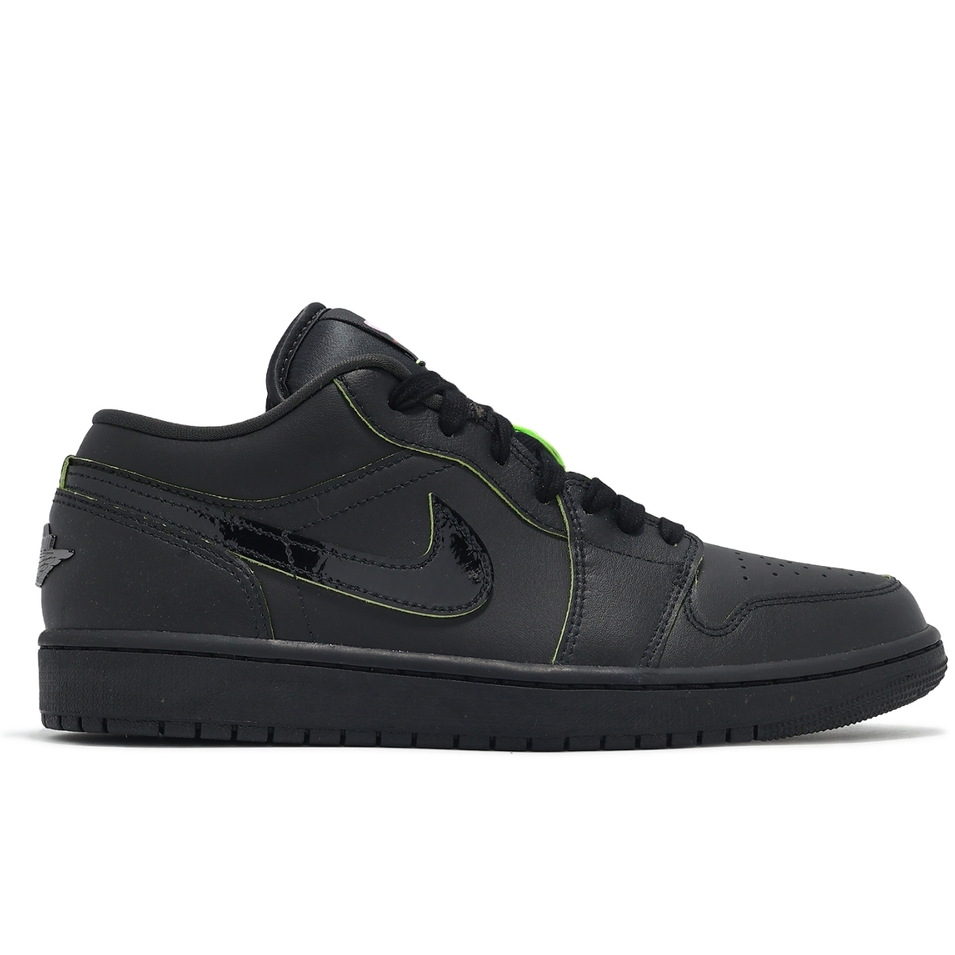 

Кеды мужские Jordan 1 Low черные 9.5 US, Черный, 1 Low