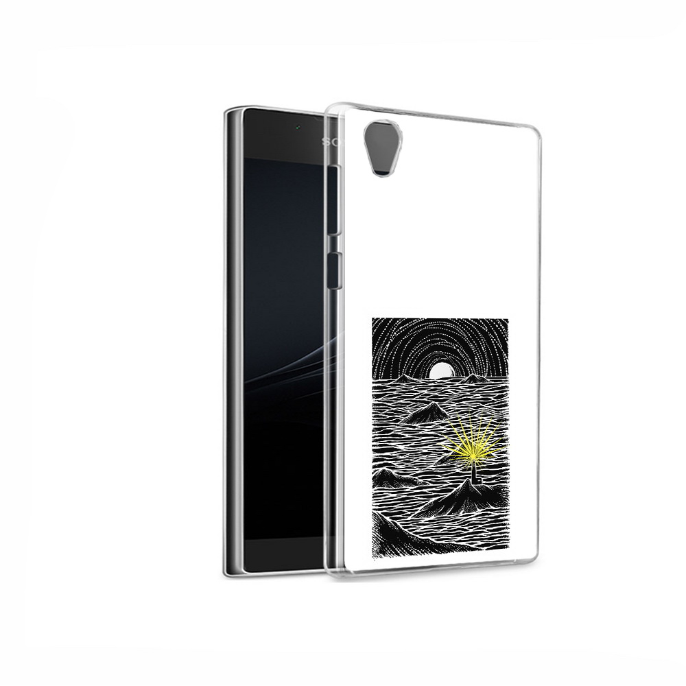 

Чехол MyPads Tocco для Sony Xperia L1 маяк в черно белом море (PT66853.250.460), Прозрачный, Tocco