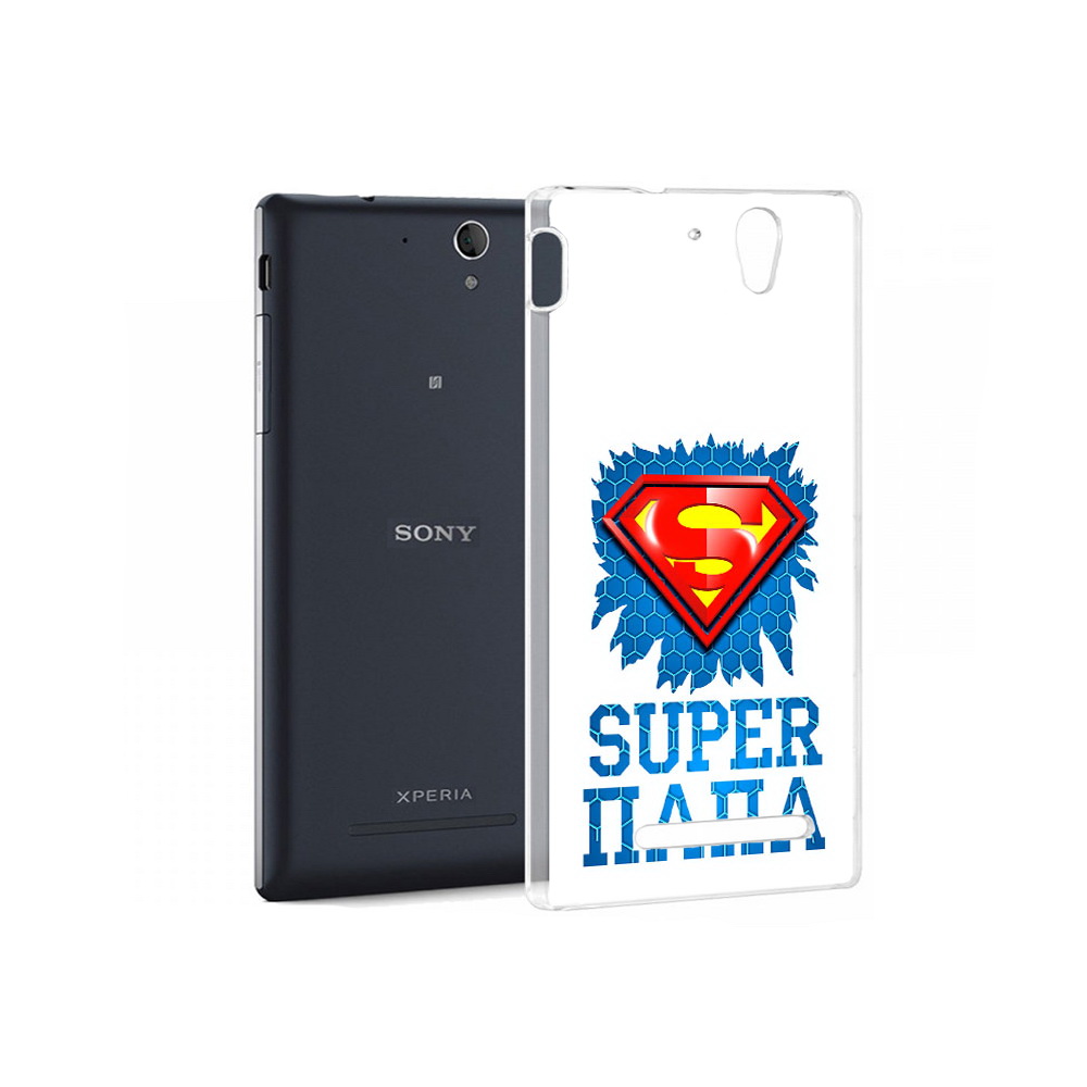 

Чехол MyPads Tocco для Sony Xperia C3 Супер Папа (PT18760.251.165), Прозрачный, Tocco