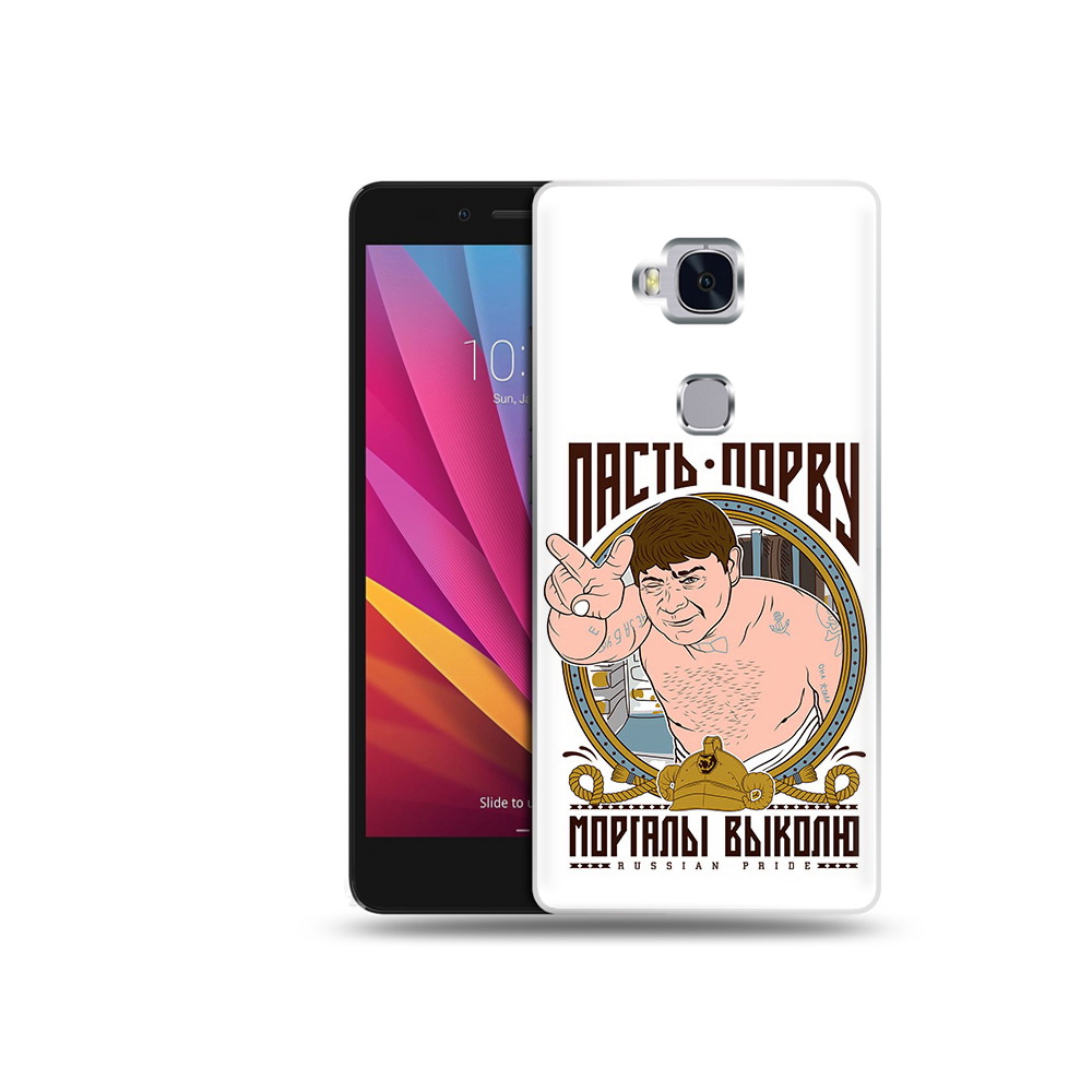 

Чехол MyPads Tocco для Honor 5X Пасть порву (PT24996.45.131), Прозрачный, Tocco