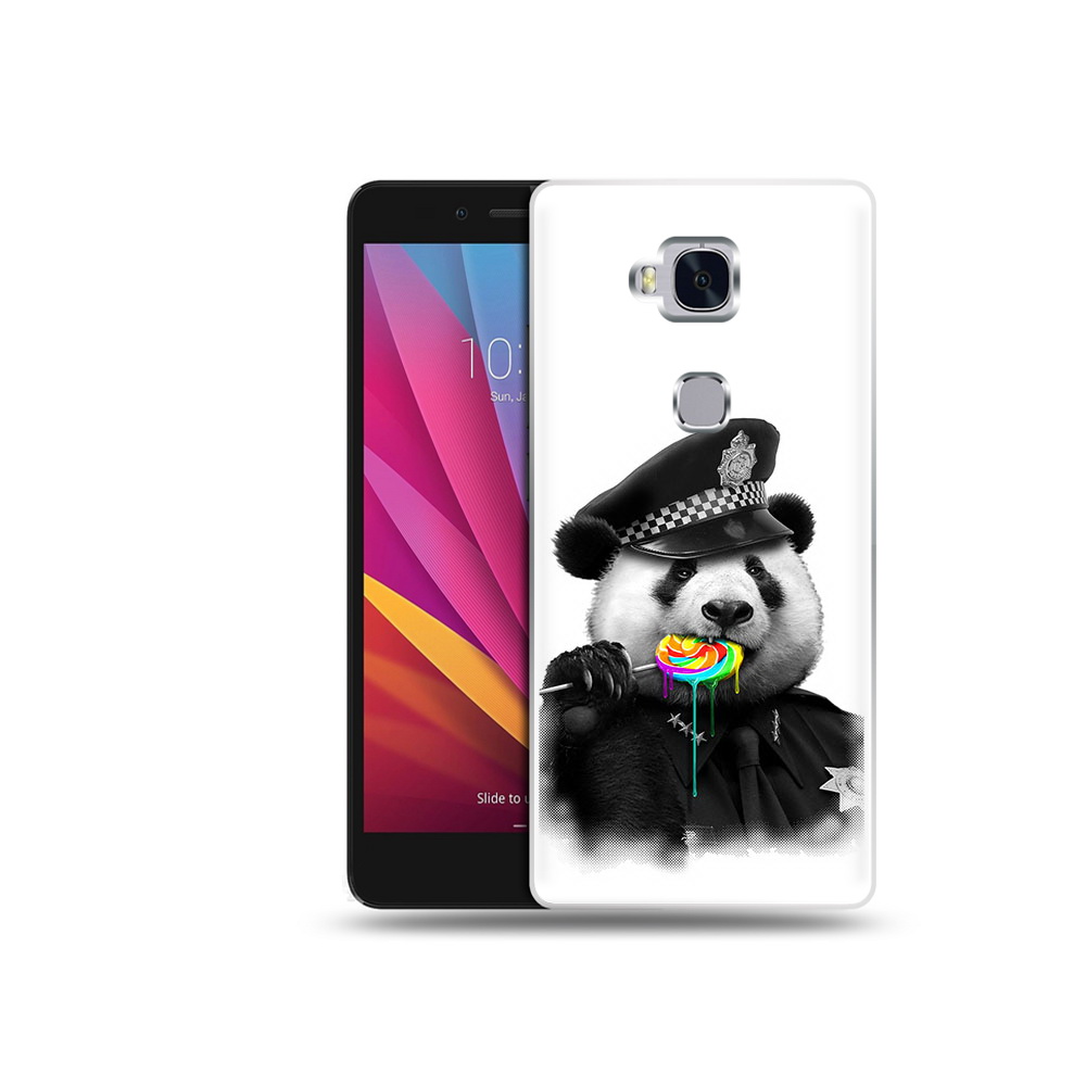 

Чехол MyPads Tocco для Honor 5X Панда полиция (PT24996.45.130), Прозрачный, Tocco