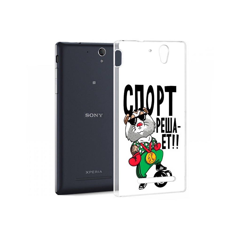 

Чехол MyPads Tocco для Sony Xperia C3 Спорт решает (PT18760.251.161), Прозрачный, Tocco