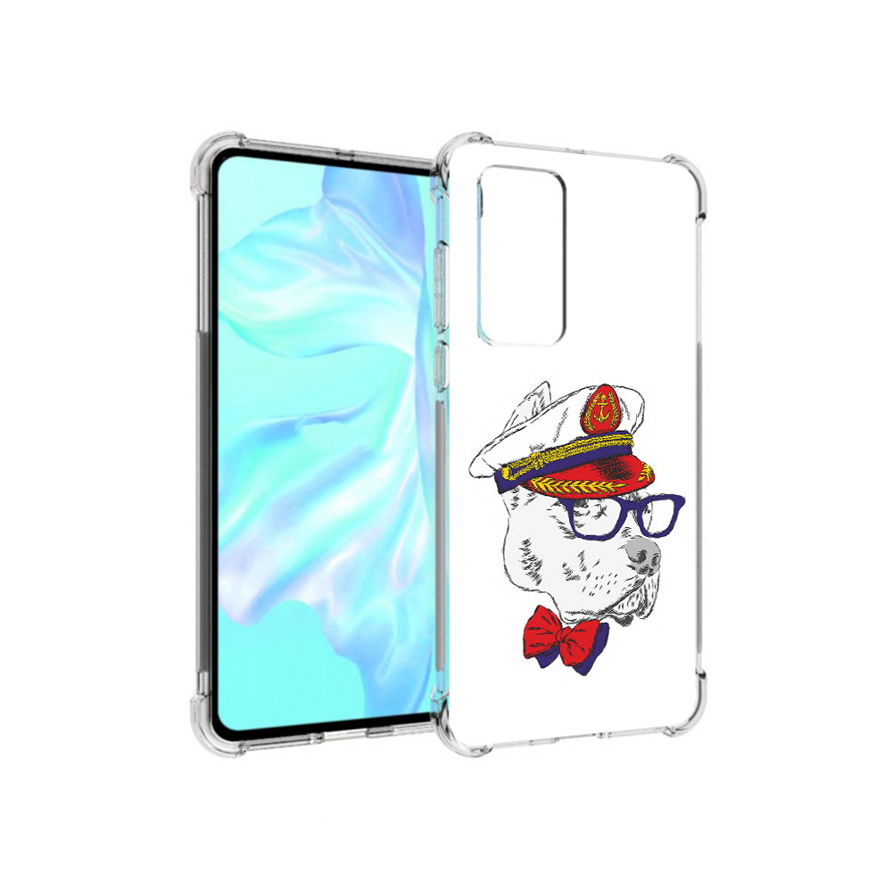

Чехол MyPads Tocco для Huawei P40 бульдог, Прозрачный, Tocco