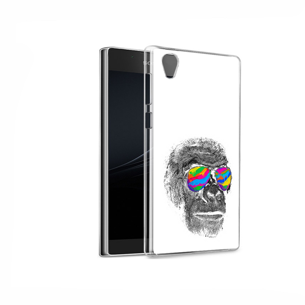 

Чехол MyPads Tocco для Sony Xperia L1 крутая обезьяна в очках (PT66853.250.422), Прозрачный, Tocco