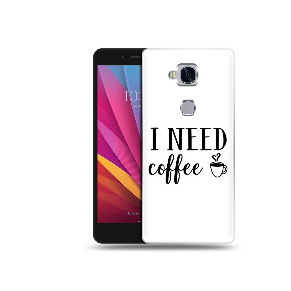 

Чехол MyPads Tocco для Honor 5X Мне нужен кофе (PT24996.45.121), Прозрачный, Tocco