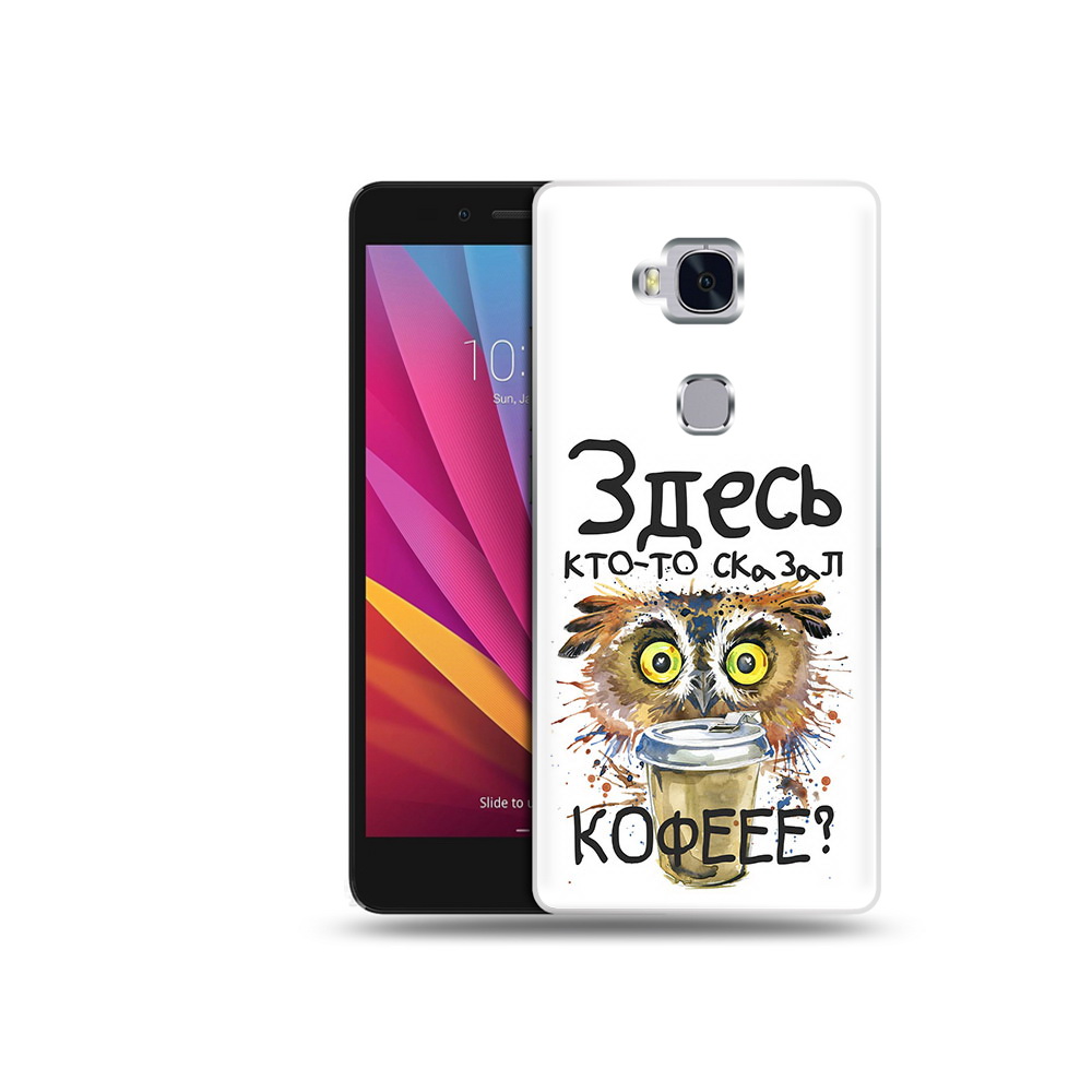 

Чехол MyPads Tocco для Honor 5X Любительница кофе (PT24996.45.111), Прозрачный, Tocco