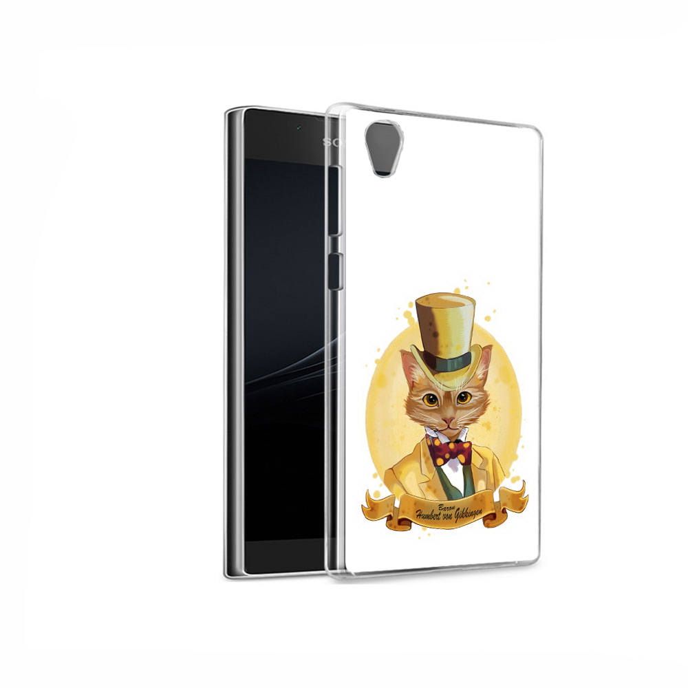 

Чехол MyPads Tocco для Sony Xperia L1 кот юрист (PT66853.250.401), Прозрачный, Tocco