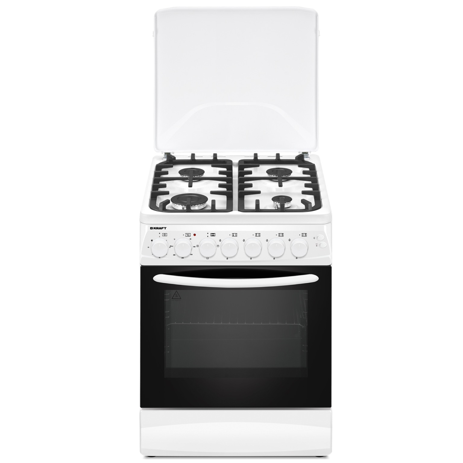 

Плита газовая KRAFT KF-FSK6407AEWI 4-комфорочная