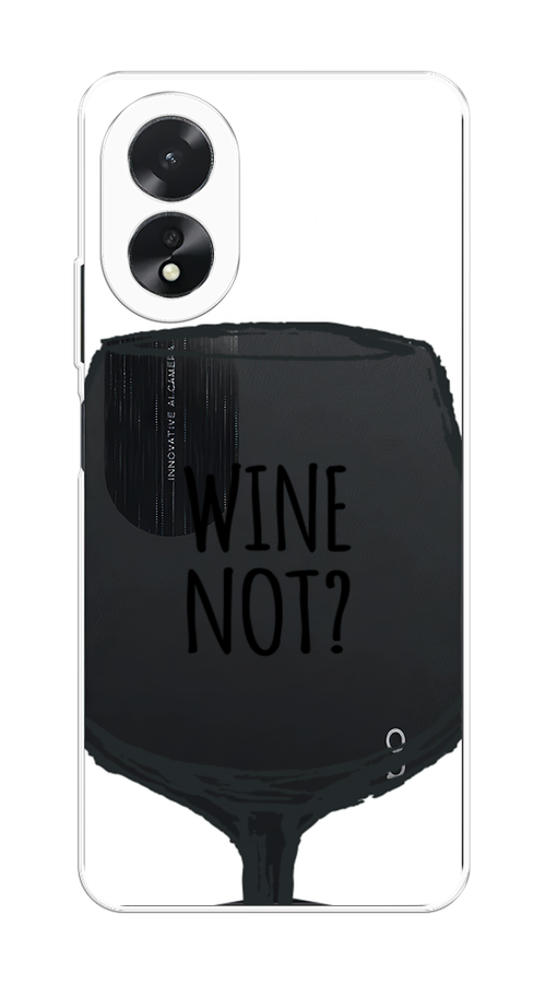 

Чехол на Oppo A38 "Wine not white", Белый, 2515350-1