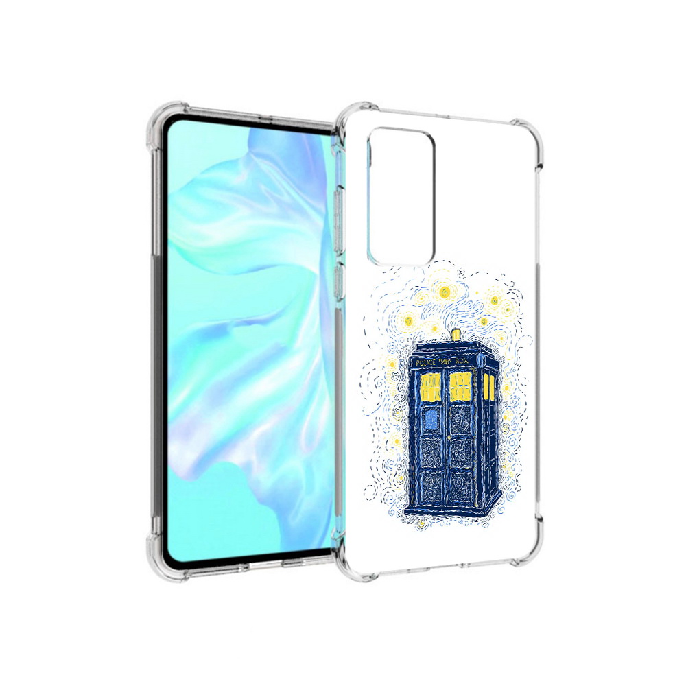 

Чехол MyPads Tocco для Huawei P40 будка рисунок, Прозрачный, Tocco