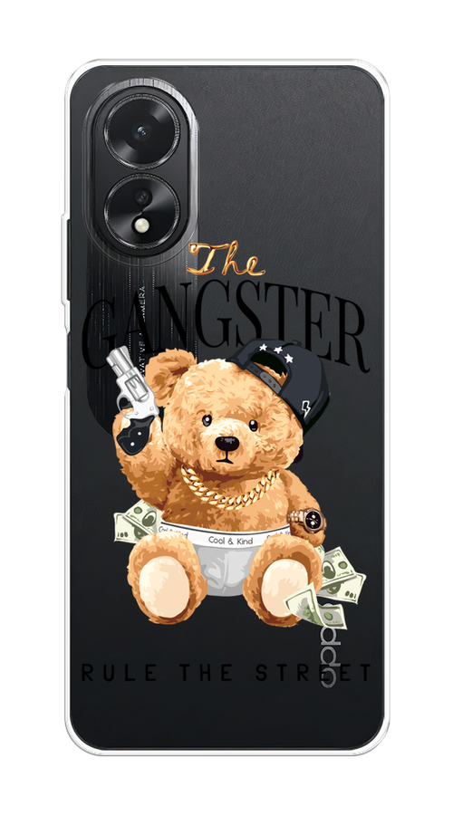 

Чехол на Oppo A38 "The Gangster", Бежевый;серый;черный, 2515350-1