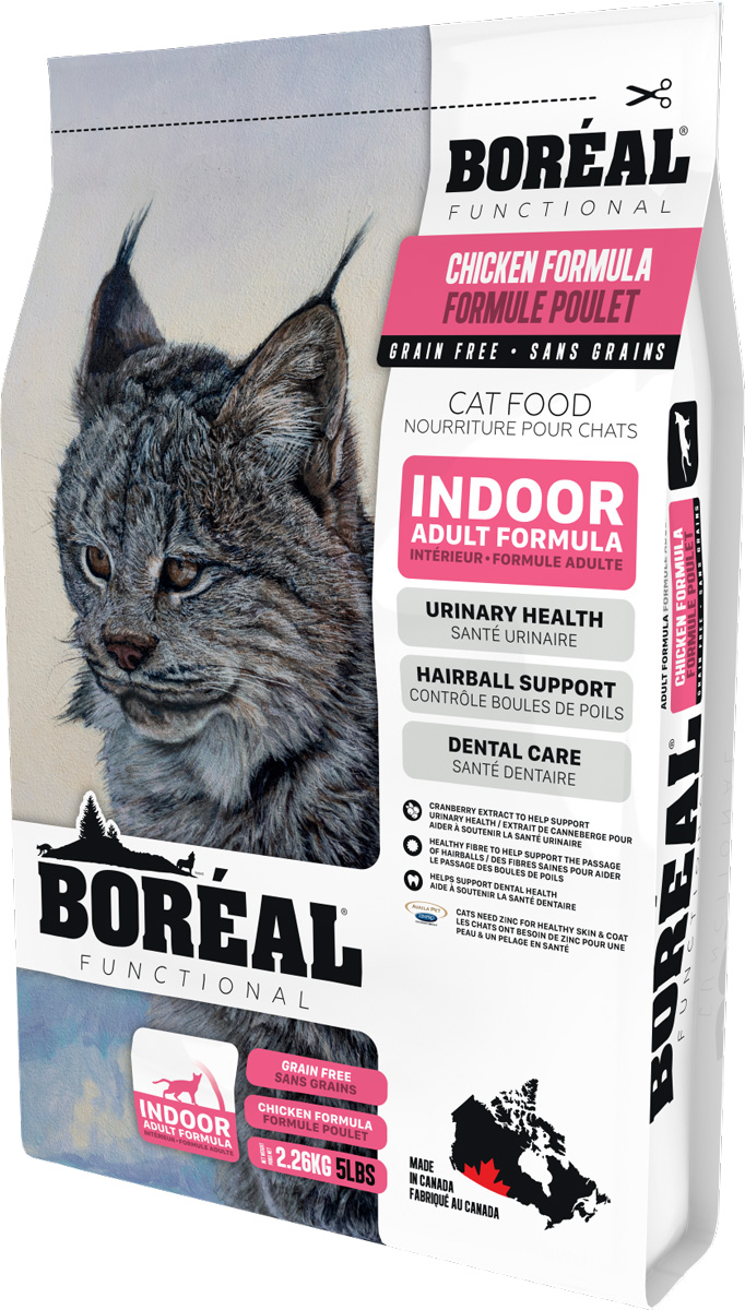 

Сухой корм для кошек BOREAL FUNCTIONAL Indoor, курица, 2,26кг, FUNCTIONAL Indoor