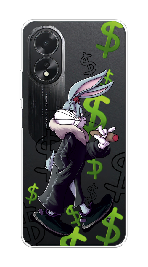 

Чехол на Oppo A38 "Rich Bugs Bunny", Зеленый;черный;голубой, 2515350-1