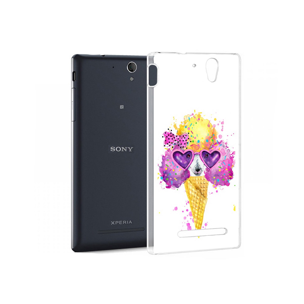 

Чехол MyPads Tocco для Sony Xperia C3 Рожок (PT18760.251.146), Прозрачный, Tocco