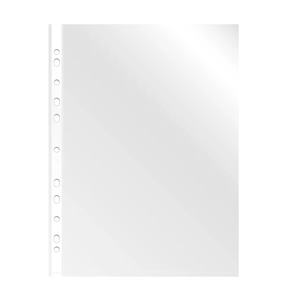 

файл-вкладыш Бюрократ, А4+, 60мкм, прозрачный (100шт) (13 шт./кор.)