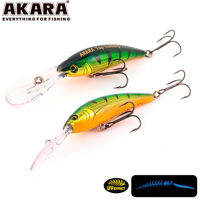 

Воблер Akara Top Trolling 110 мм 25 гр A18, Разноцветный, Top Trolling