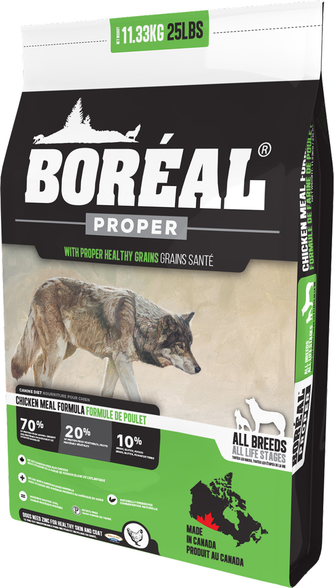 

Сухой корм для собак BOREAL Proper низкозерновой, курица, 2.26кг, Proper