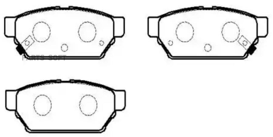 

Тормозные колодки HSB hp5128
