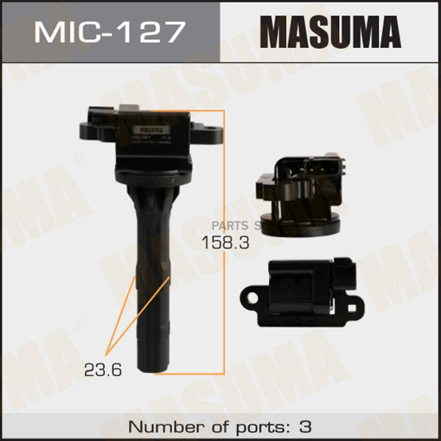 

MASUMA Катушка зажигания MASUMA MIC127 CAMI, SPARKY K3VE 1шт