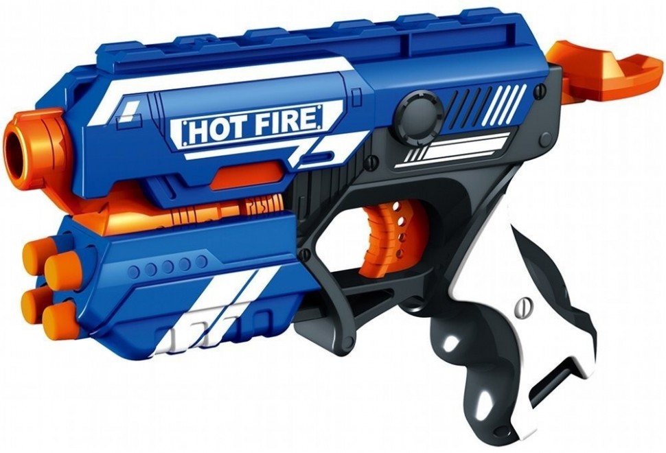 фото Пистолет помповый ''blazestorm'' с мягкими пулями, zc7036 zecong toys