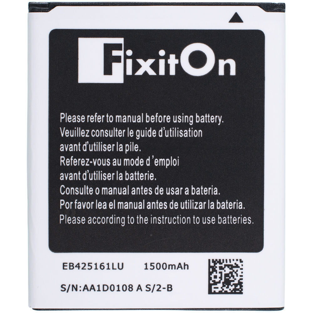 

Аккумулятор FixitOn для Samsung Galaxy S3 mini (GT-I8190) / EB425161LU, Samsung Galaxy S3 mini (GT-I8190)
