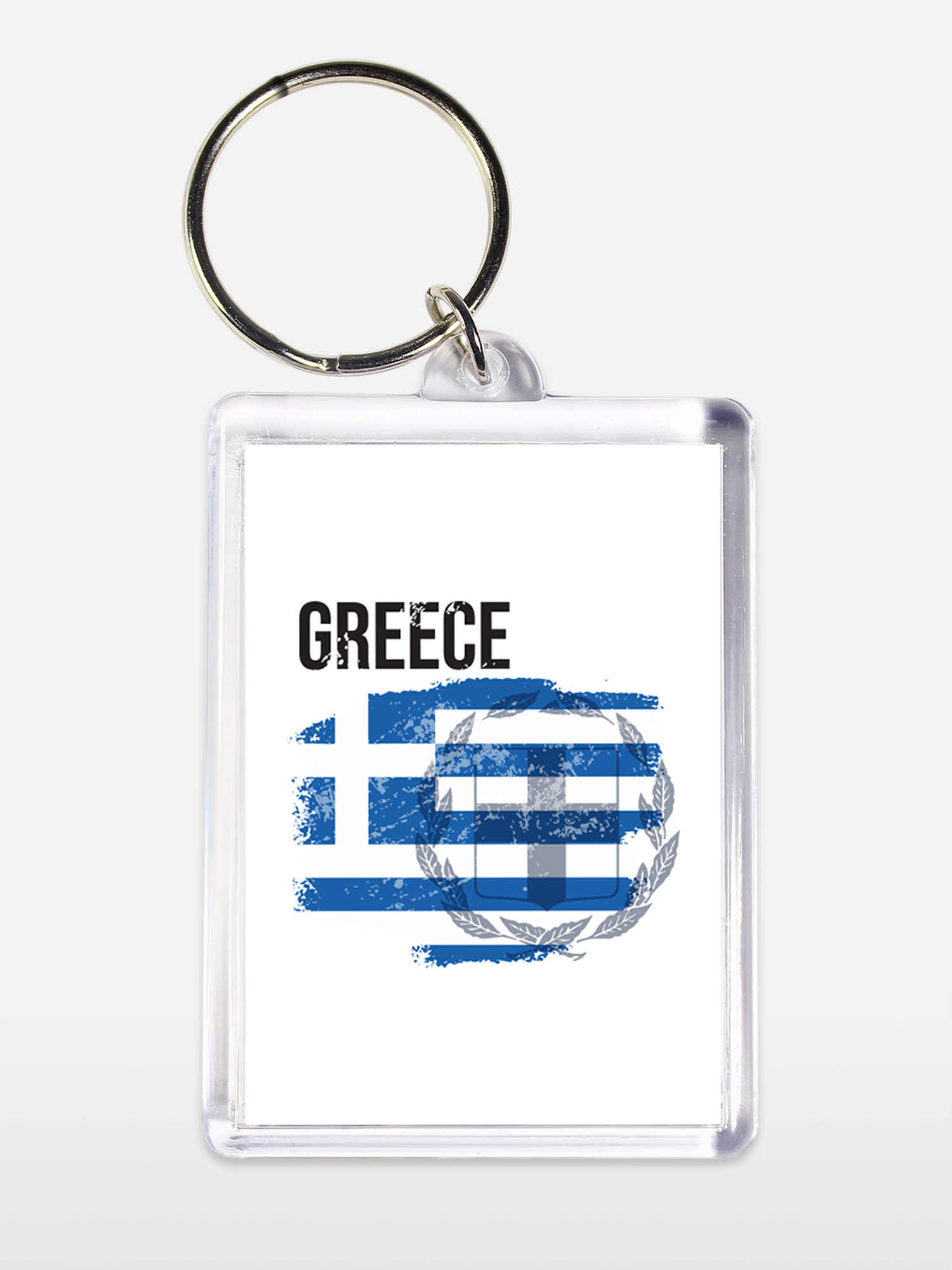 Брелок унисекс Греция белый