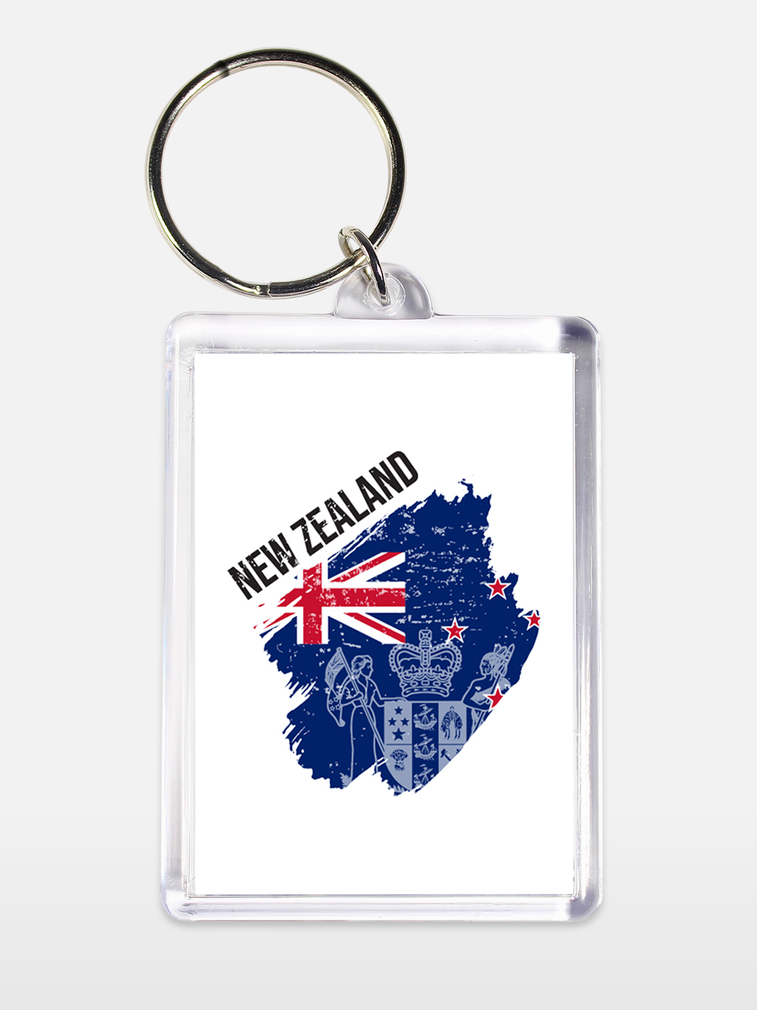 Брелок унисекс Новая Зеландия белый