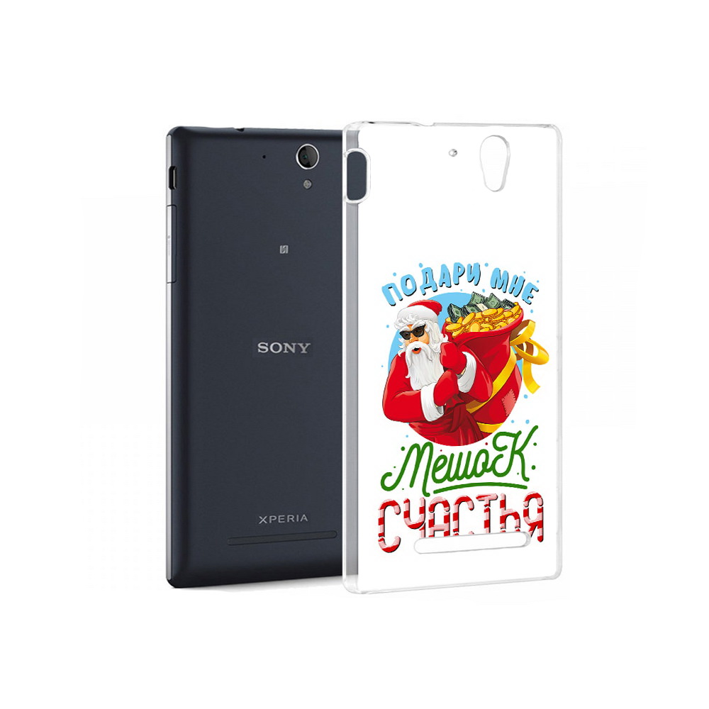 фото Чехол mypads tocco для sony xperia c3 подарите мне мешок денег (pt18760.251.138)