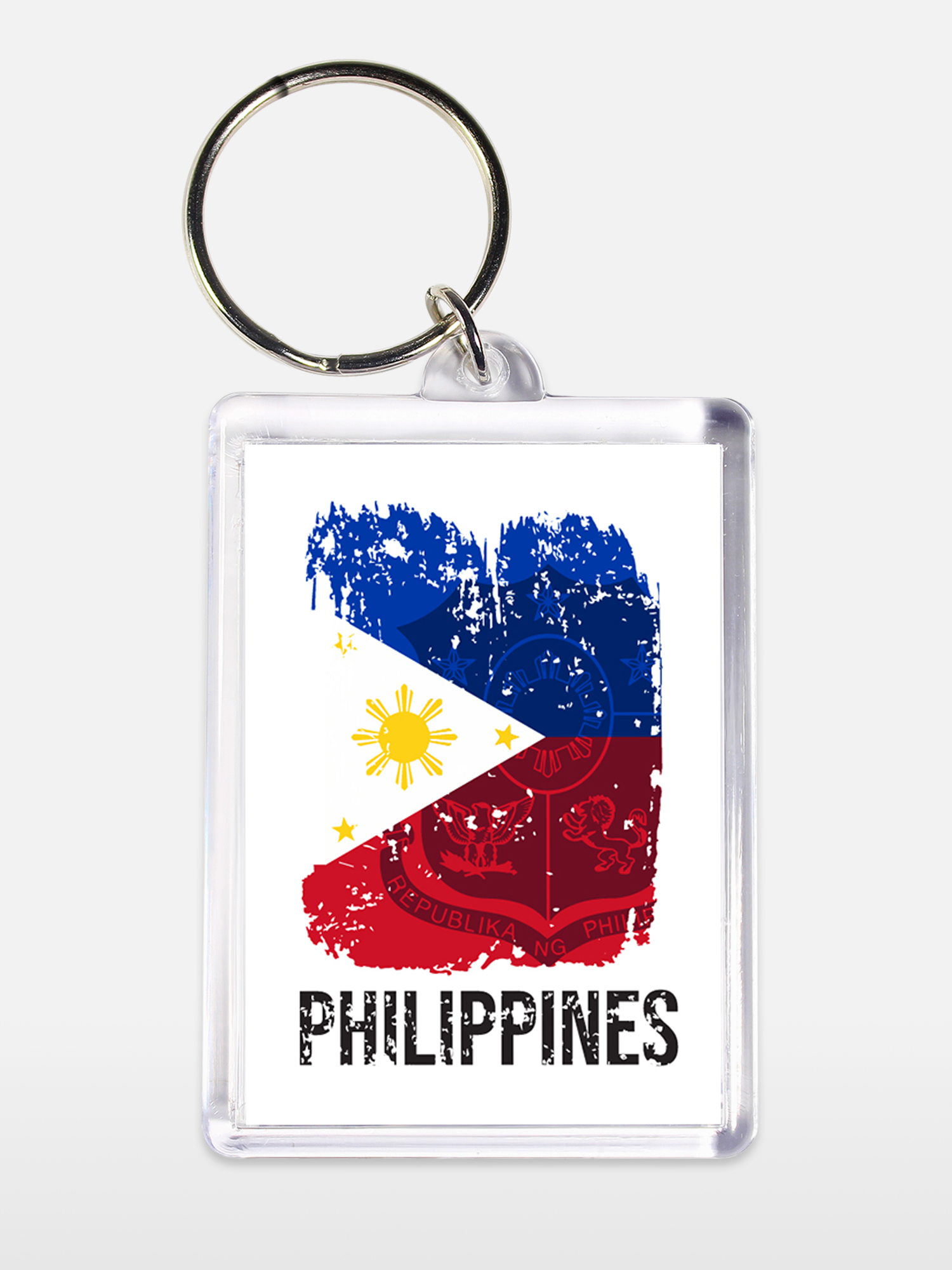 Брелок унисекс Филиппины белый
