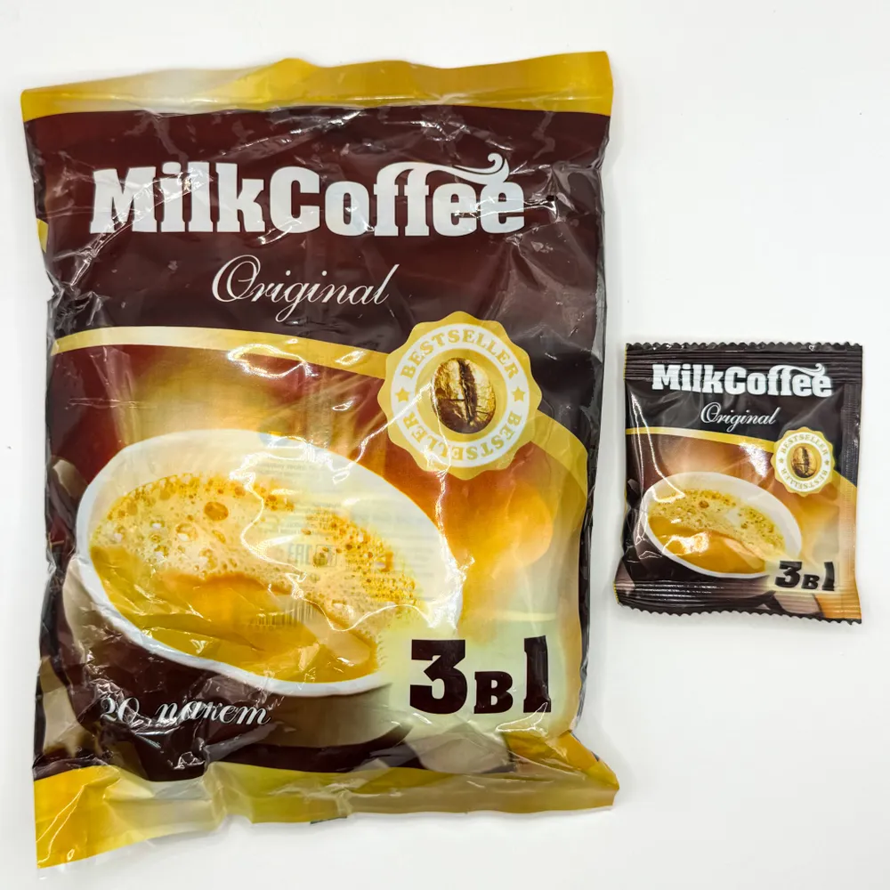 

Кофе растворимый 3 в 1 MilkCoffee, Original, 20 шт, Кофе растворимый 3 в 1 MilkCoffee Original 20 шт