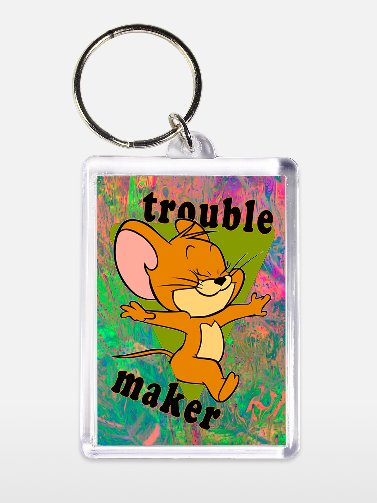 Брелок унисекс Создатель проблем белый