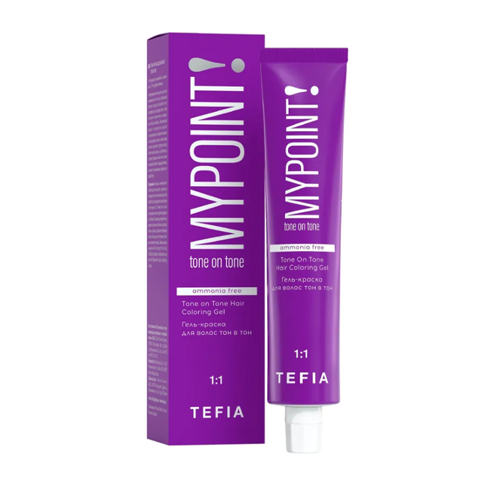 фото Краска для волос tefia color creats mypoint! tone on tone hair coloring gel, тон, 7.8