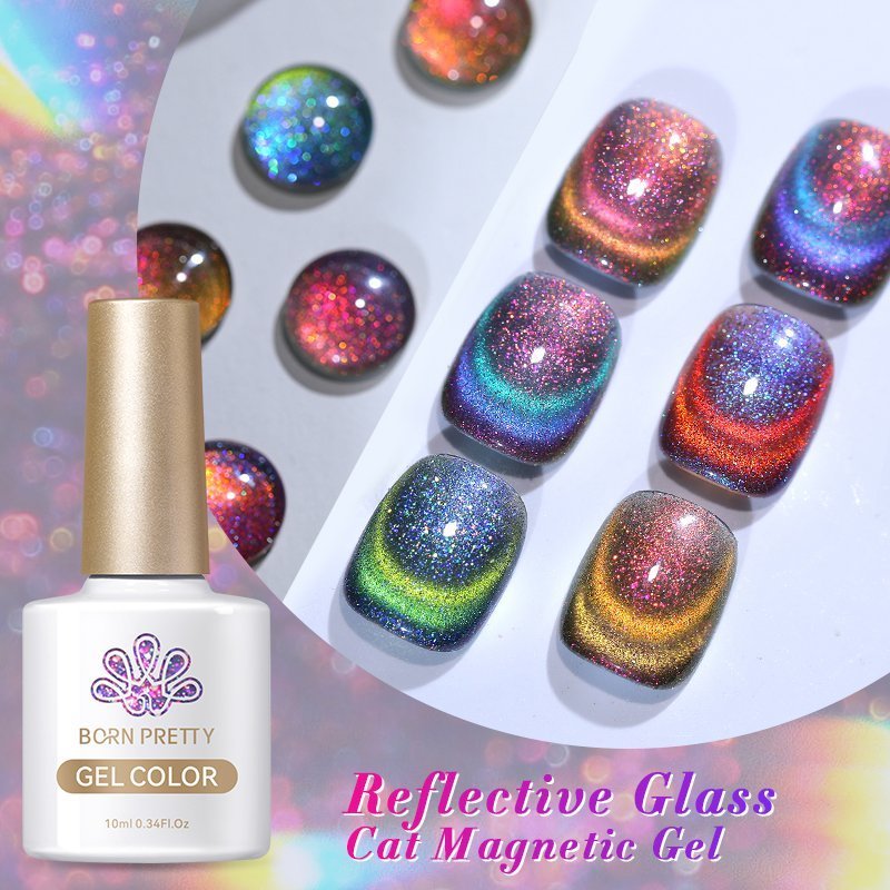 

Гель-лак Born Pretty Colorful reflective cat eye 05 10 мл