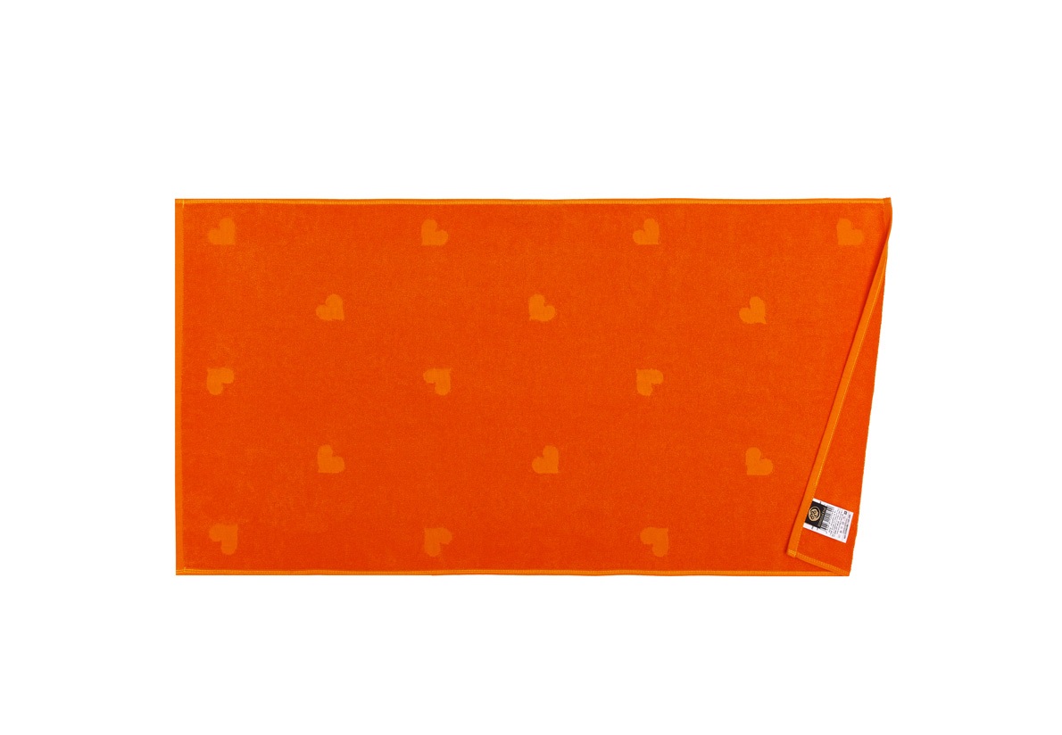 Полотенце для лица отельное (50100; махра 450гр) Амор оранж