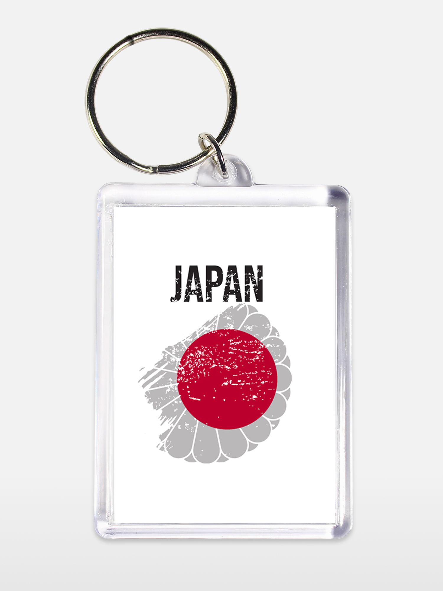 Брелок унисекс Япония белый