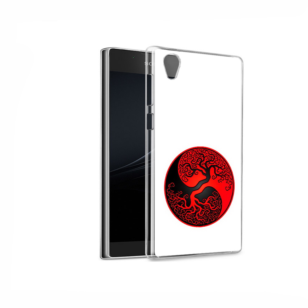 

Чехол MyPads Tocco для Sony Xperia L1 инь янь дерево (PT66853.250.379), Прозрачный, Tocco