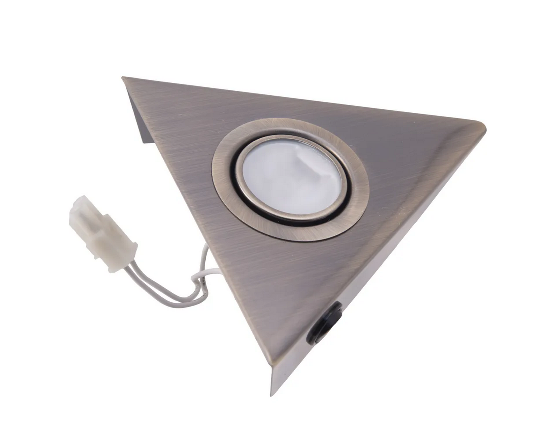 Накладной светильник GLS TRIG, галогенный мебельный светильник с выключателем FT9251 T,G4