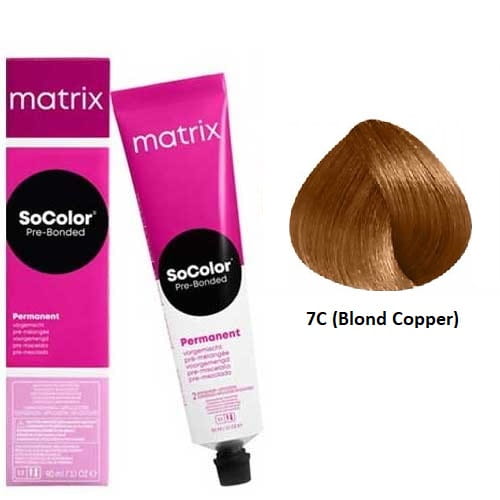 Краска Matrix SoColor Pre-Bonded 7C блондин медный 90 мл
