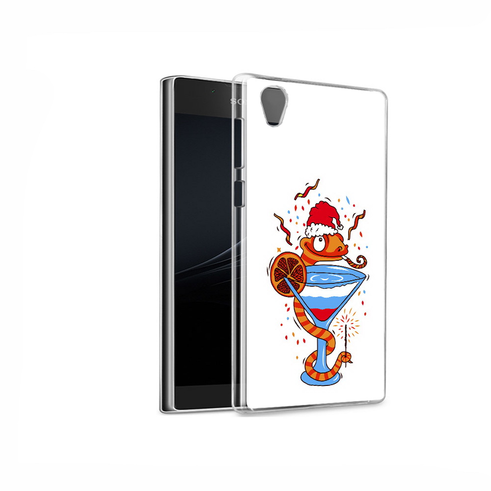 

Чехол MyPads Tocco для Sony Xperia L1 змейка (PT66853.250.364), Прозрачный, Tocco